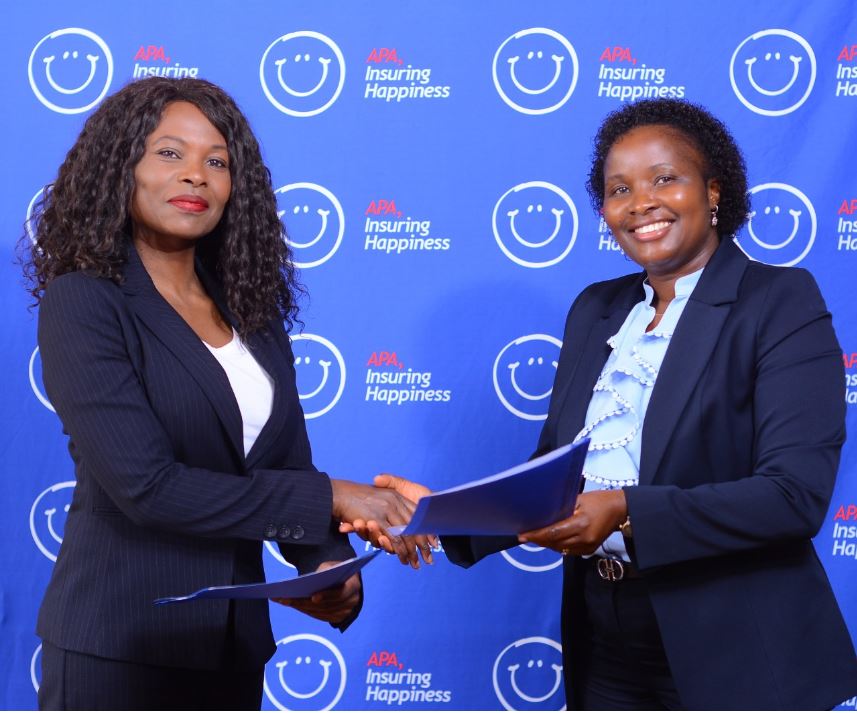 Left to right - Irene Gathiaka, Founder & CEO, Nairobi Business Forum with Catherine Karimi, CEO, APA Life Assurance Limited who complete the partnership agreement to host one of Kenya’s pinnacle business figures, Michael Joseph. The free insightful session will take place on Wednesday 25 January 2023 at the Sarit Expo Centre, Westlands at 17:30.